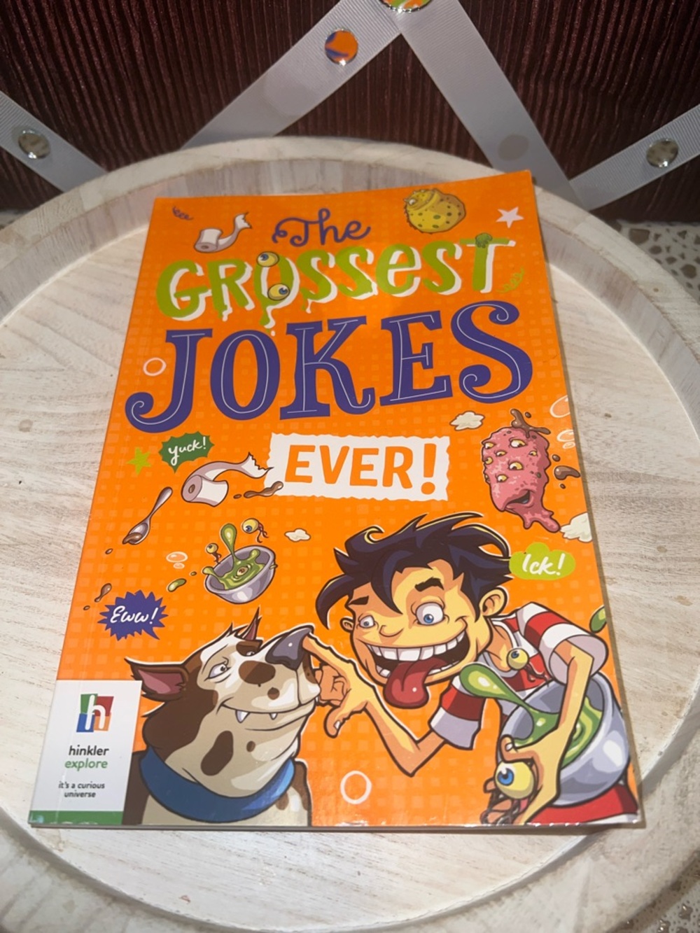 The Grossest Jokes Ever! Bright Orange Kids Joke Book